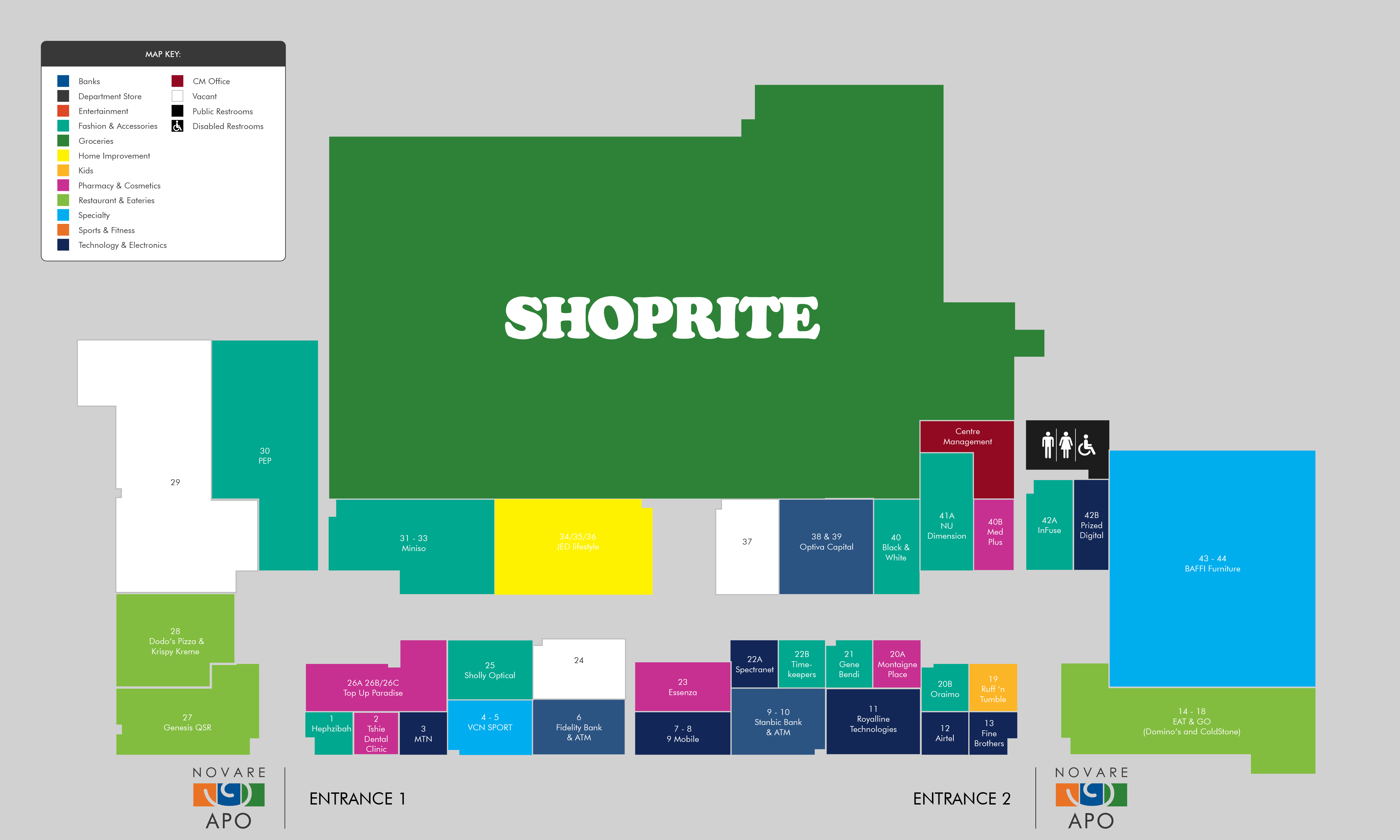 Shopping Mall map